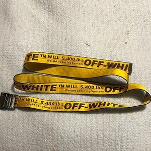 Yellow Off-White Belt